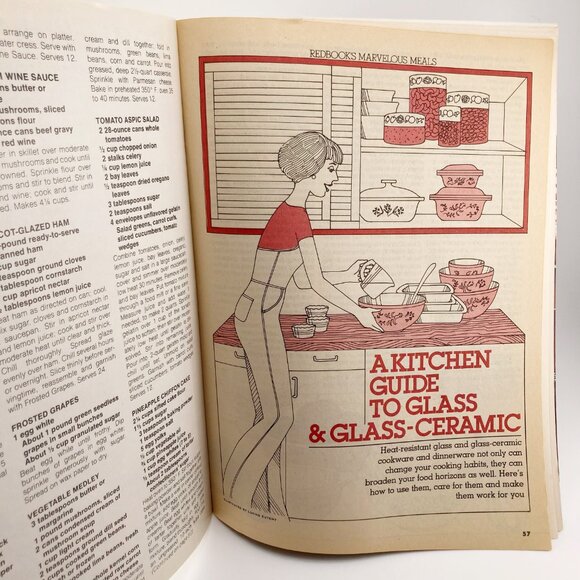 REDBOOK'S Vintage Marvelous Meals cookbook magazine ~ 1977 home decor recipes - Picture 11 of 16